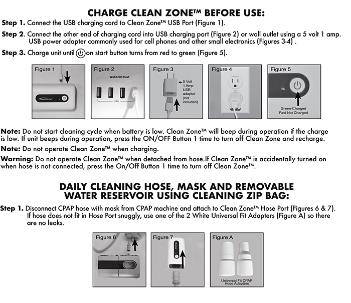 Clean Zone™ Instructions