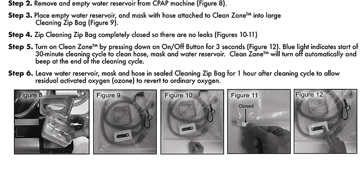 See the full details of operating Clean Zone™